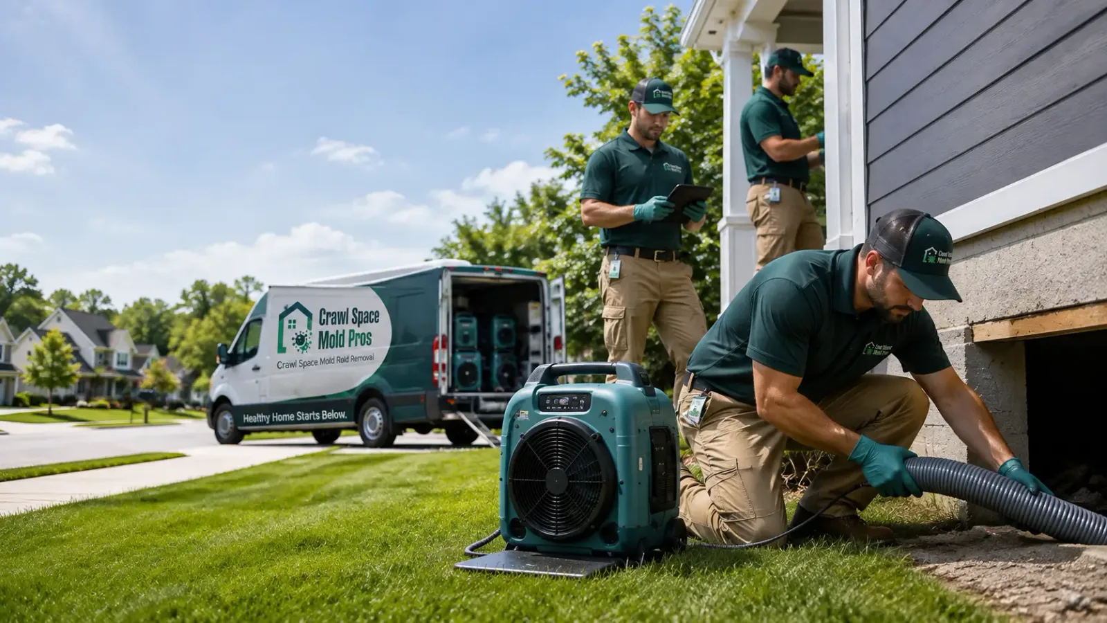 Crawl Space Mold Removal in Herod, IL
